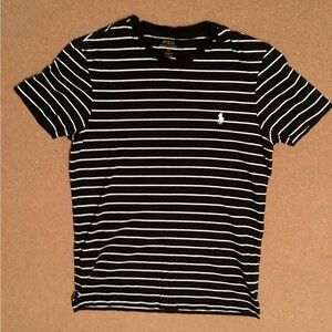 Polo by Ralph Lauren Black and White Striped Tee